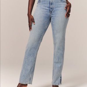 Abercrombie and Fitch jeans the 90s straight ultra high rise